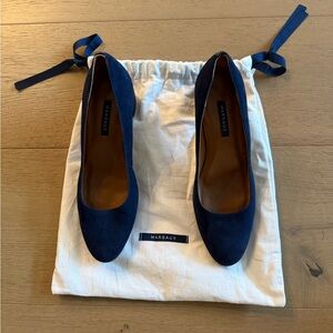 Margaux block heel pumps